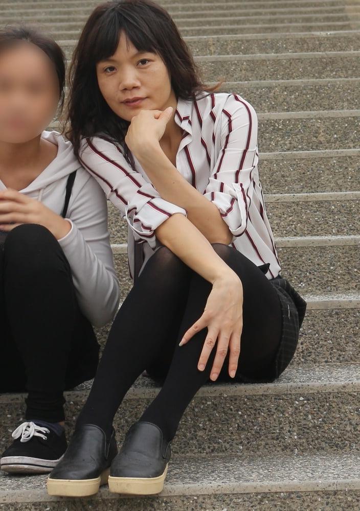 25P Chinese GILF in Tights