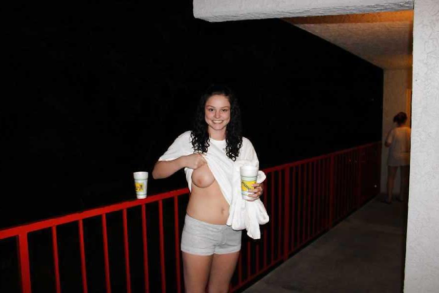 25P Big titted flasher!
