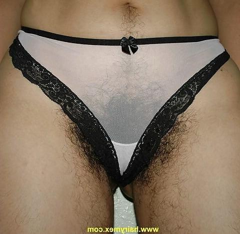 25P Ma chatte poilue deborde de ma culotte vol.5 (hairy panties)