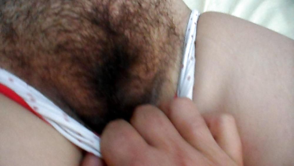 23P Wife hairy pussy panties