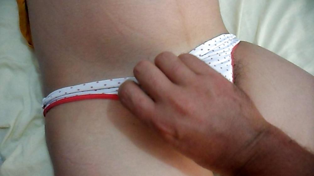 23P Wife hairy pussy panties