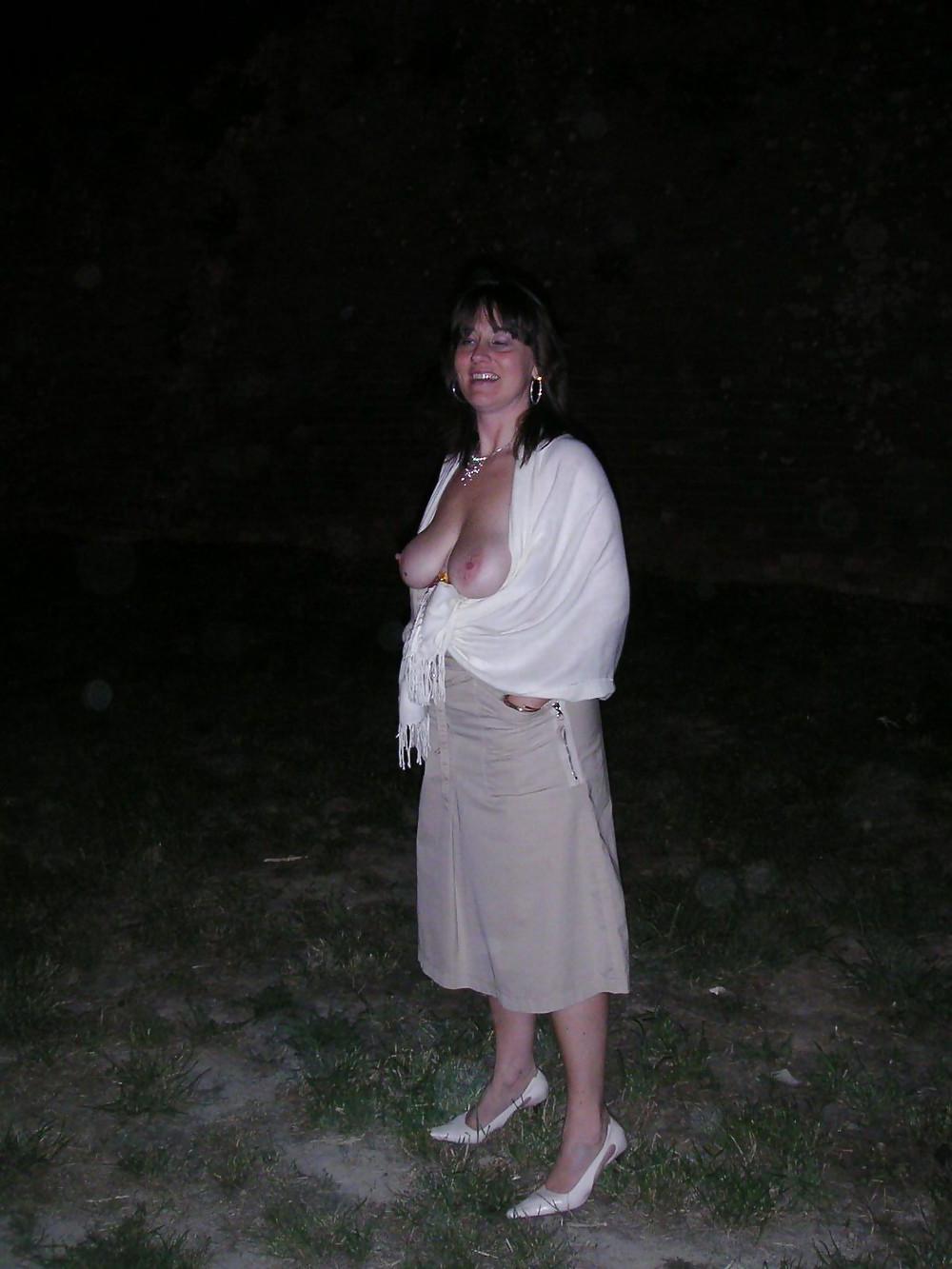 14P Italian mature exihibitionist