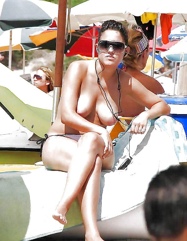 25P Hot Tits at the Beach 07