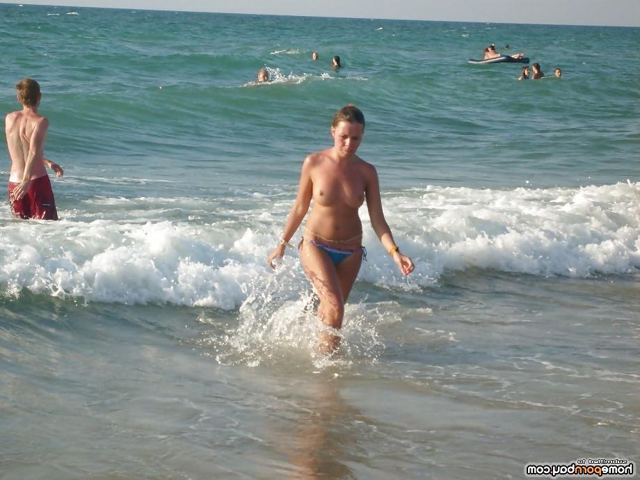 13P Tanned beach darling