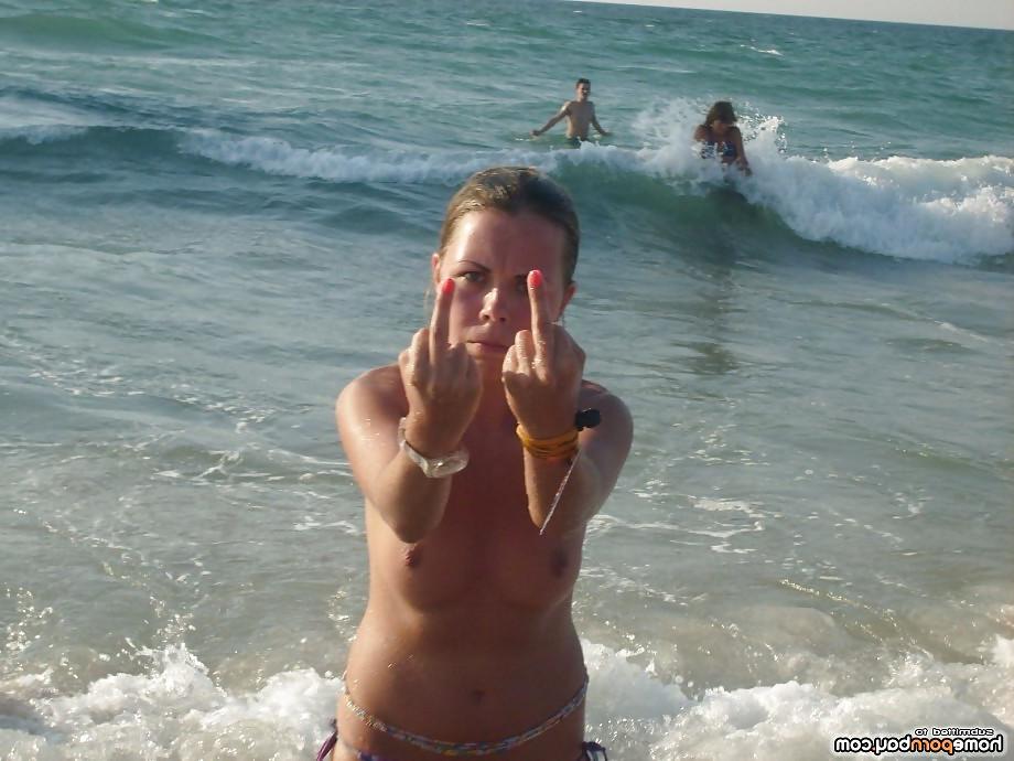 13P Tanned beach darling