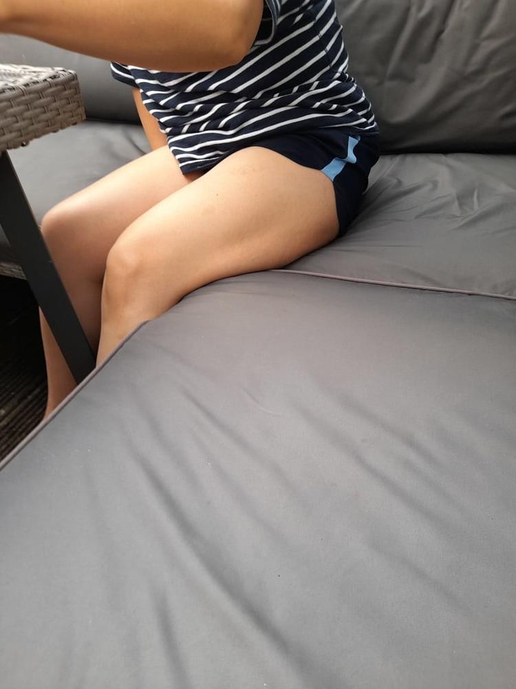 9P My asian wife's thick legs