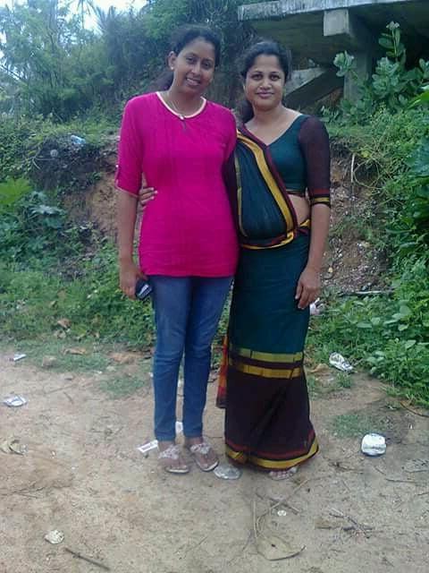 25P sl local girls hot saree and boobs