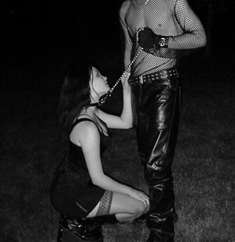 25P Collared and leashed bitches