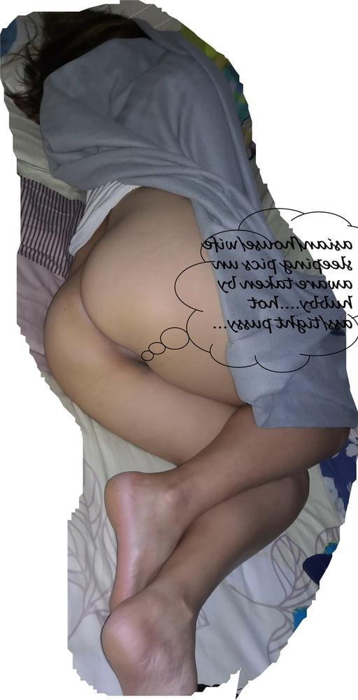 16P asian wife unaware sleeping pics