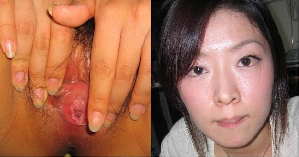 25P asian face and pussy