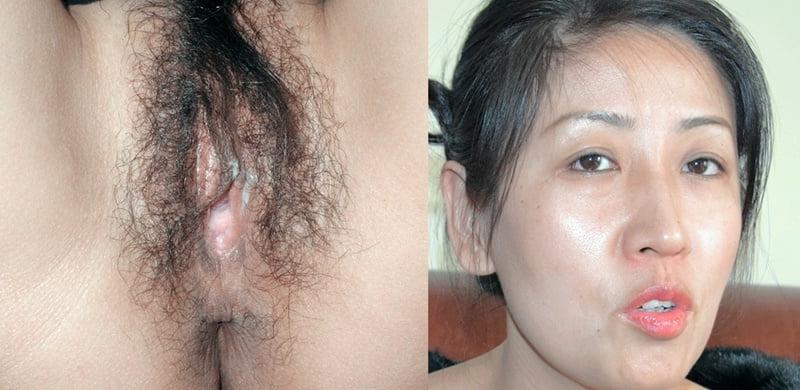 25P asian face and pussy