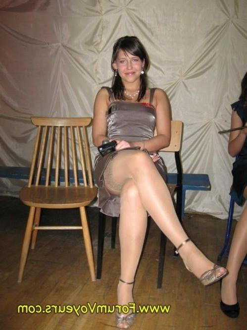 25P Sexy girls flash top stockings