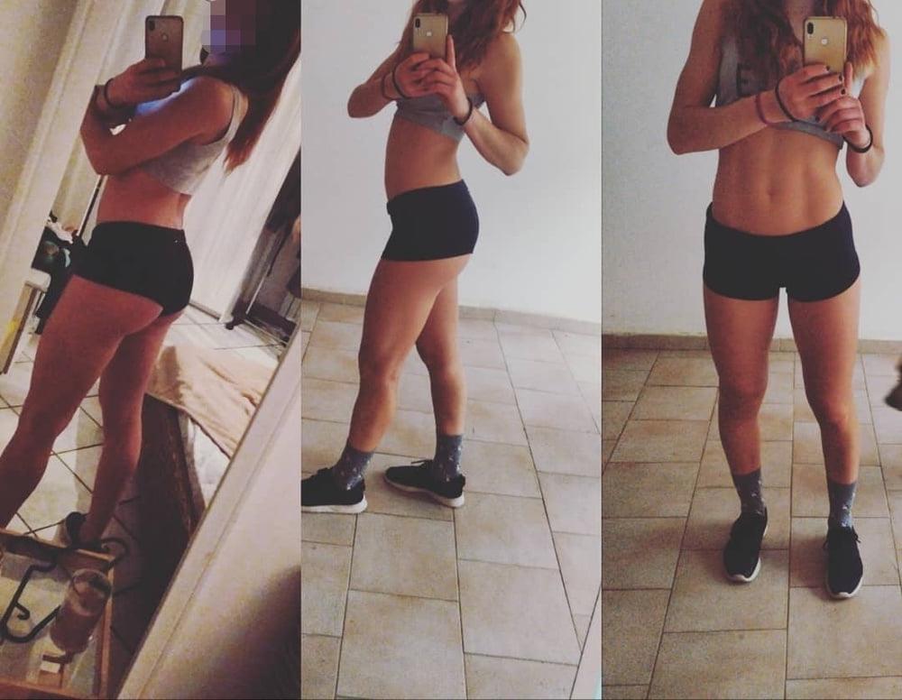 25P Beautiful young amateur legs
