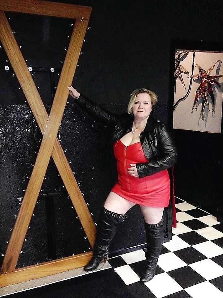 25P Mature mistresses in leather i have served or would love to