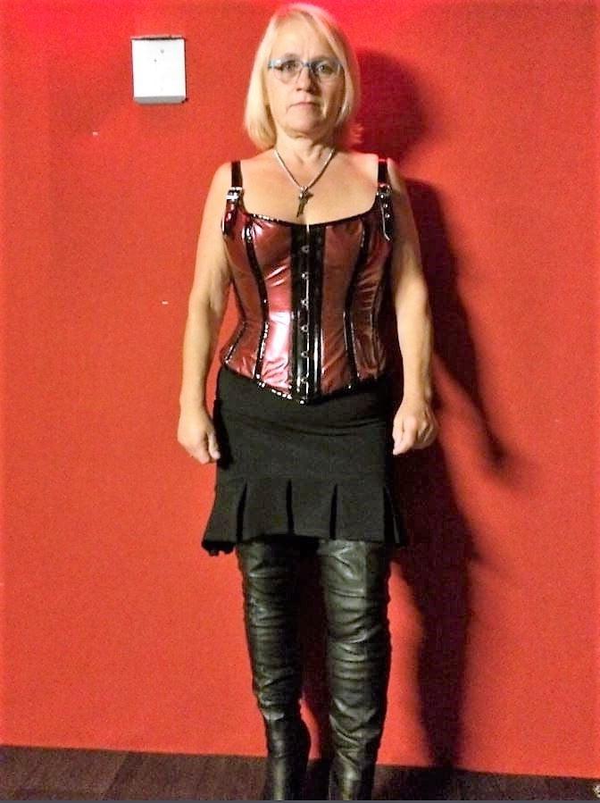 25P Mature mistresses in leather i have served or would love to