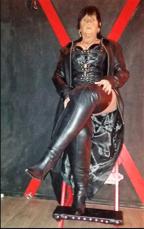 25P Mature mistresses in leather i have served or would love to
