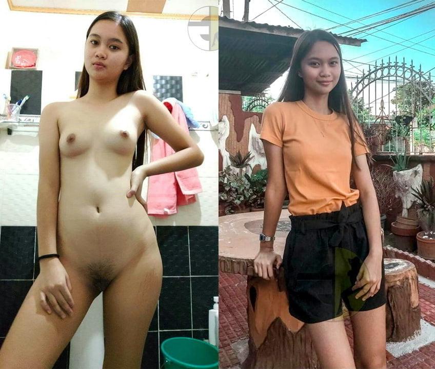 25P Asian girls dressed and undressed