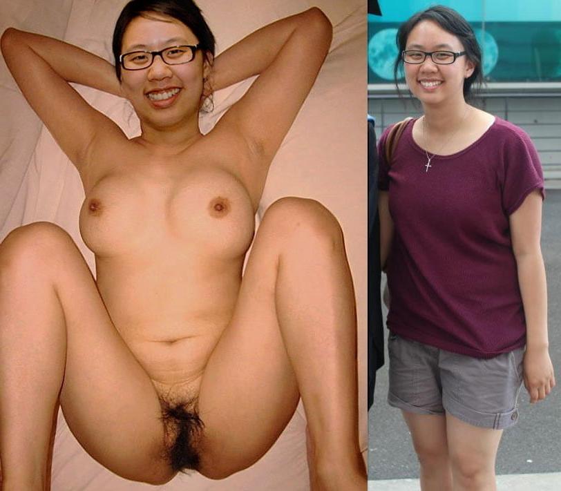 25P Asian girls dressed and undressed
