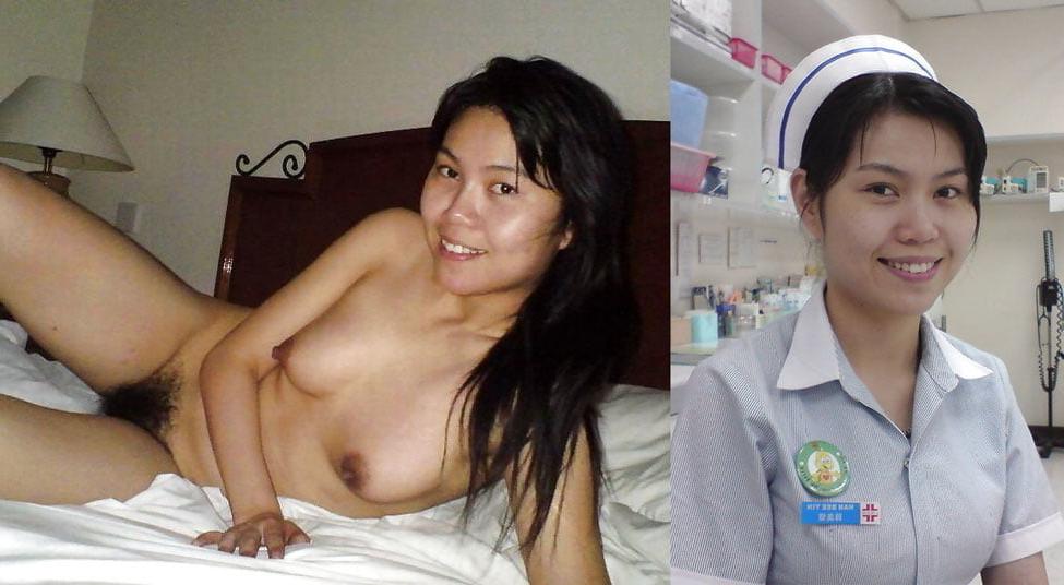 25P Asian girls dressed and undressed