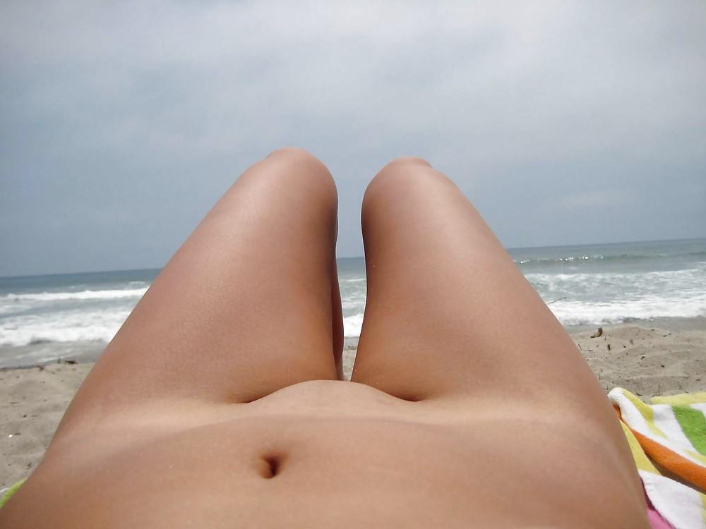 15P Cute teen on the beach - N. C. 