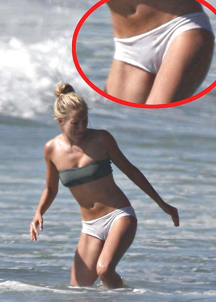 25P Celebrities at the beach
