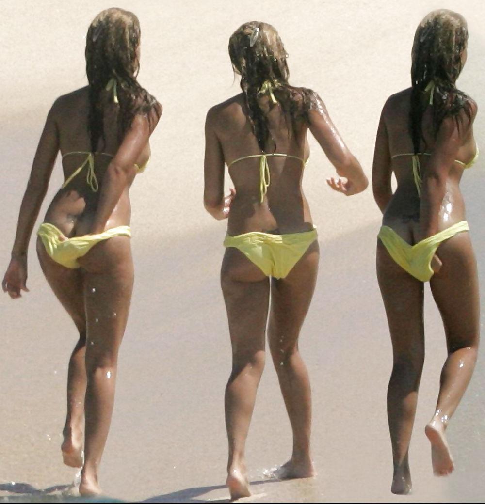 25P Celebrities at the beach