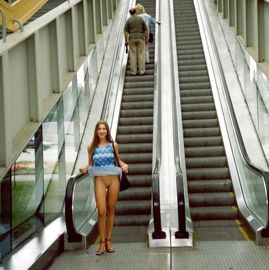 25P Upskirts & Flashers - No Panties IV