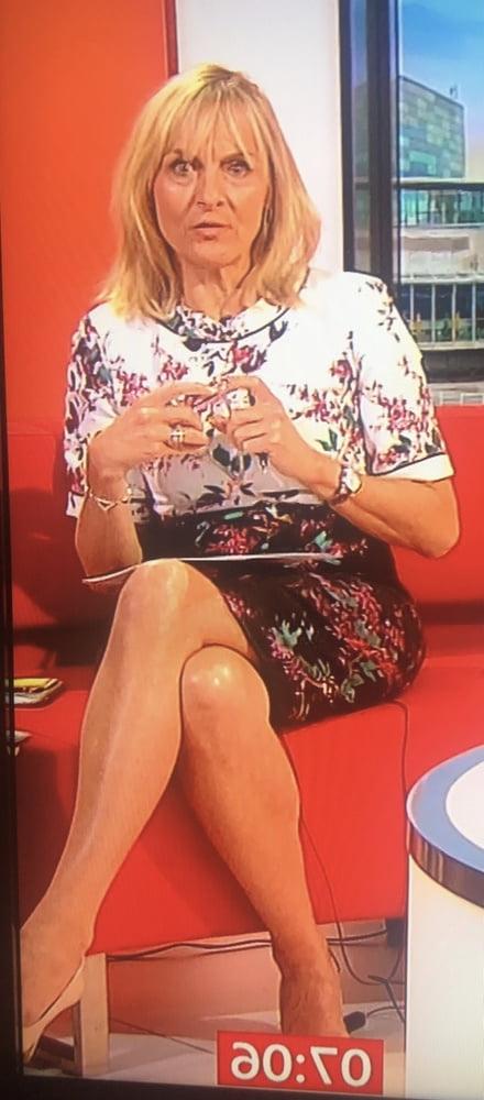 24P Louise Minchin Cock Teasing Fuckable MILF With Legs On Show