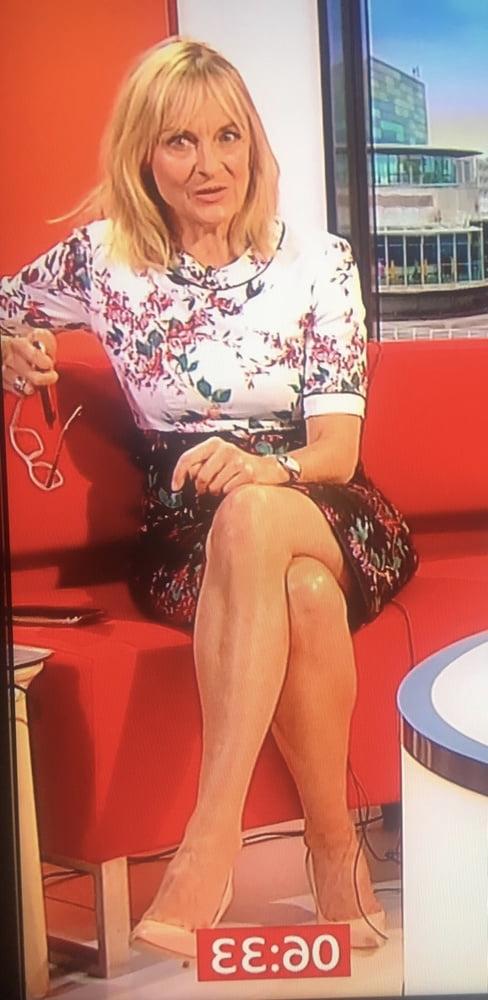 24P Louise Minchin Cock Teasing Fuckable MILF With Legs On Show