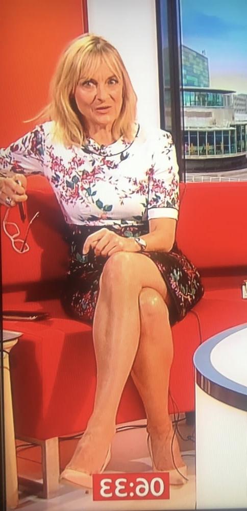24P Louise Minchin Cock Teasing Fuckable MILF With Legs On Show