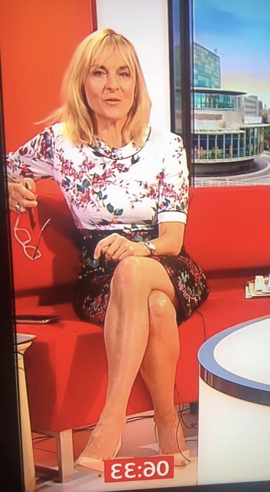 24P Louise Minchin Cock Teasing Fuckable MILF With Legs On Show