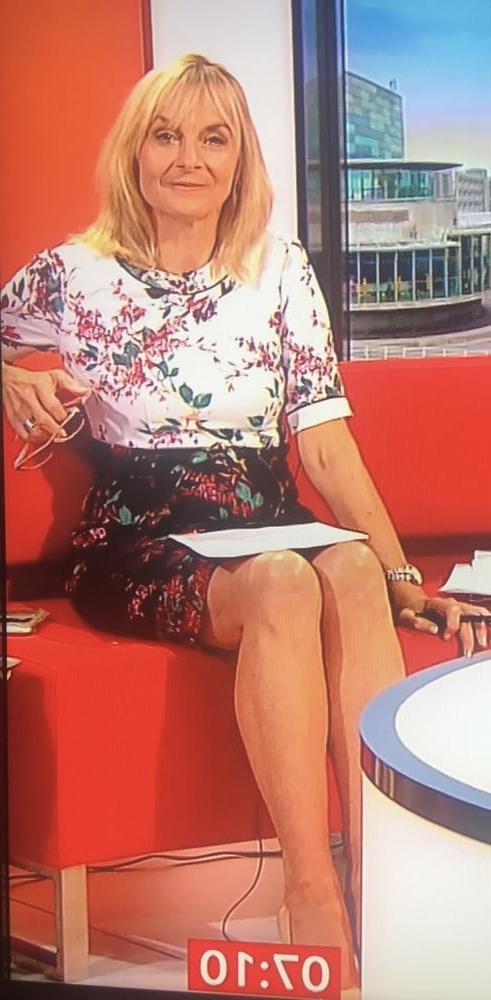 24P Louise Minchin Cock Teasing Fuckable MILF With Legs On Show