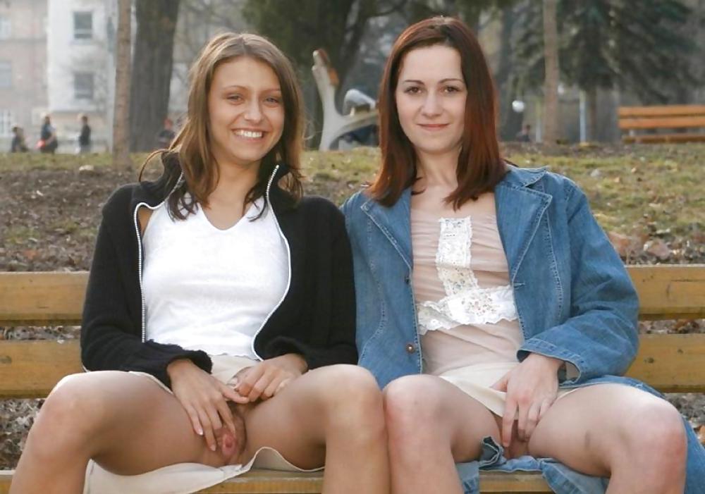 25P Beautiful Public Flashing 3 ( Pussy view) by TROC