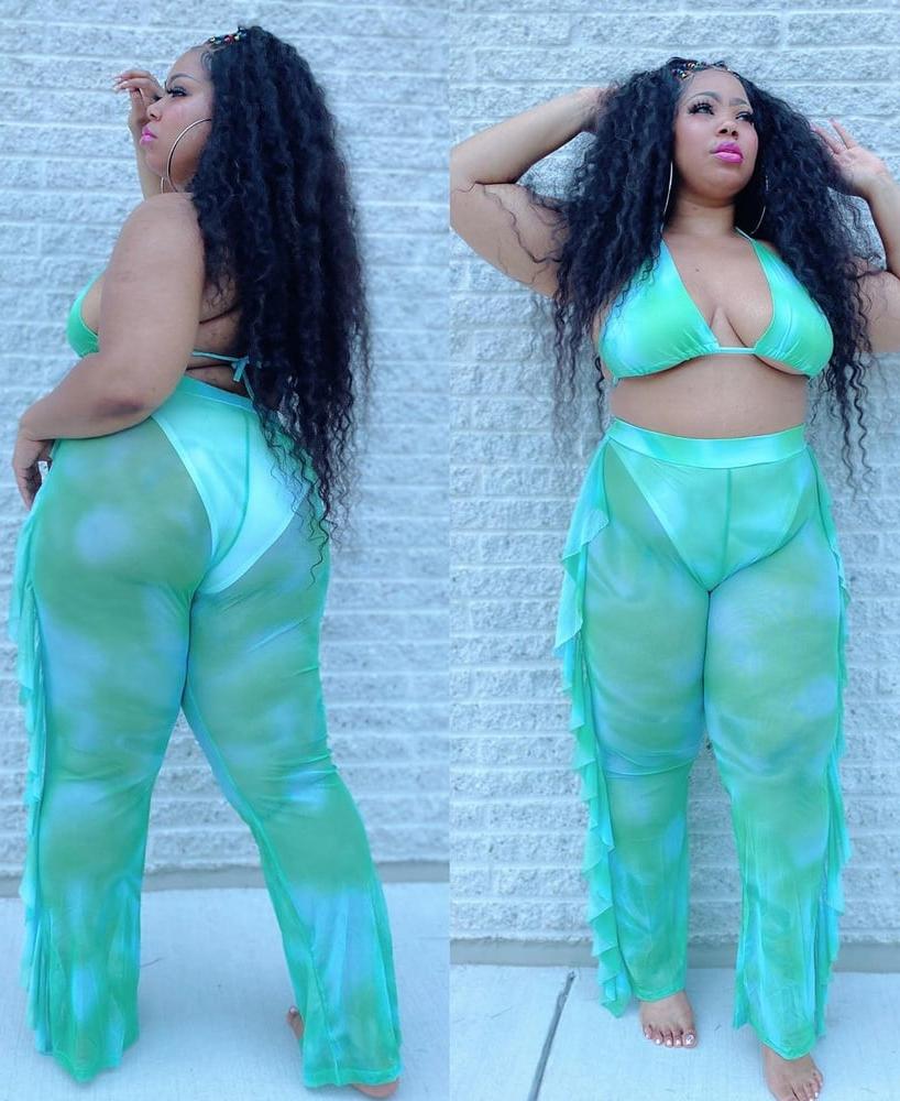25P Thongs and transparent pants