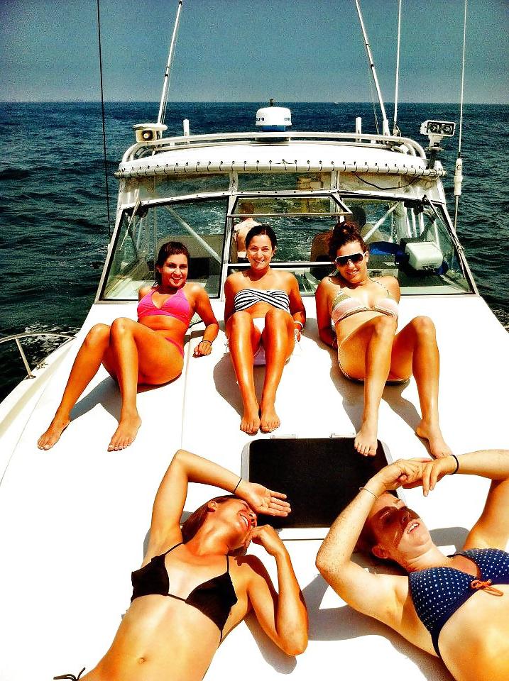 16P Boston University Girls on the Beach