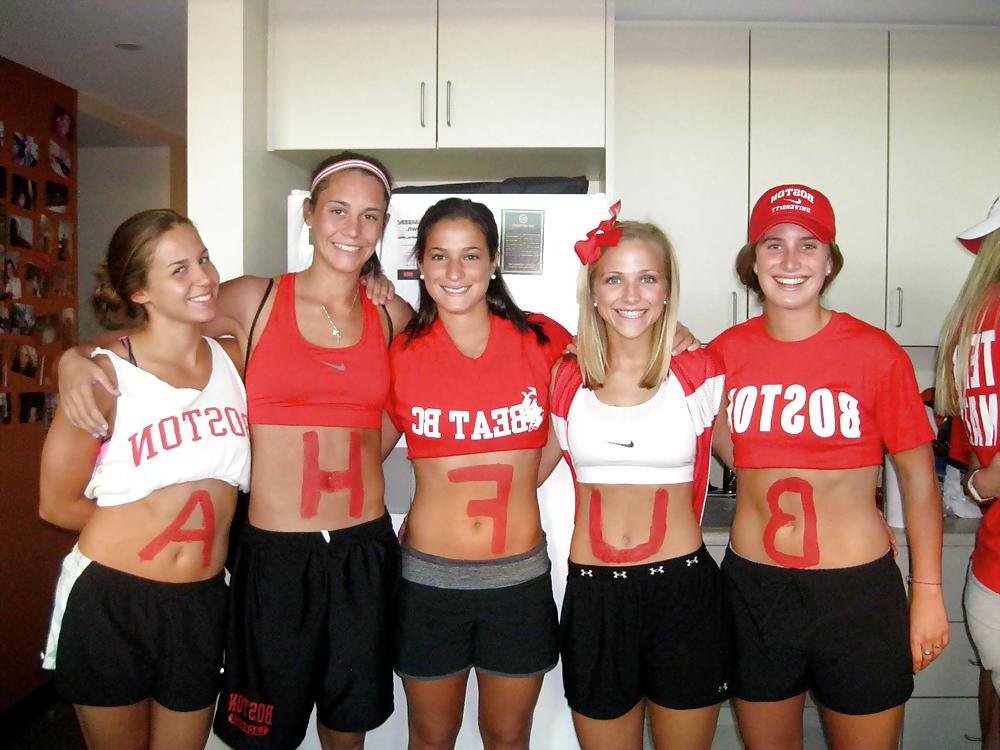 16P Boston University Girls on the Beach