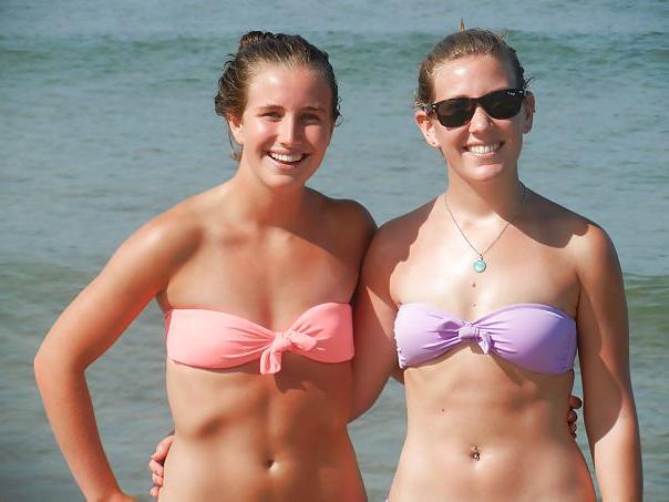16P Boston University Girls on the Beach