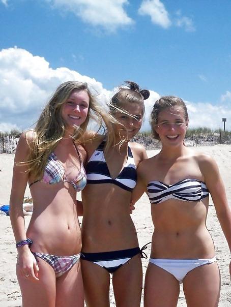 16P Boston University Girls on the Beach