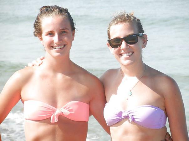 16P Boston University Girls on the Beach