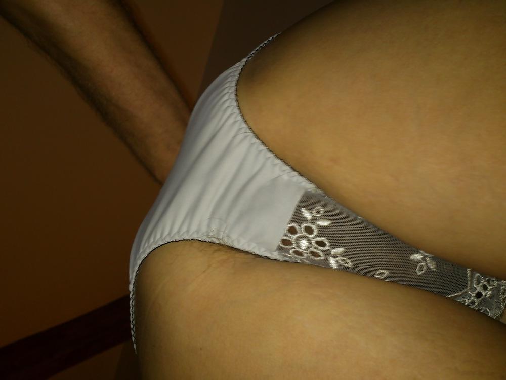 7P Panties and hairy pussy
