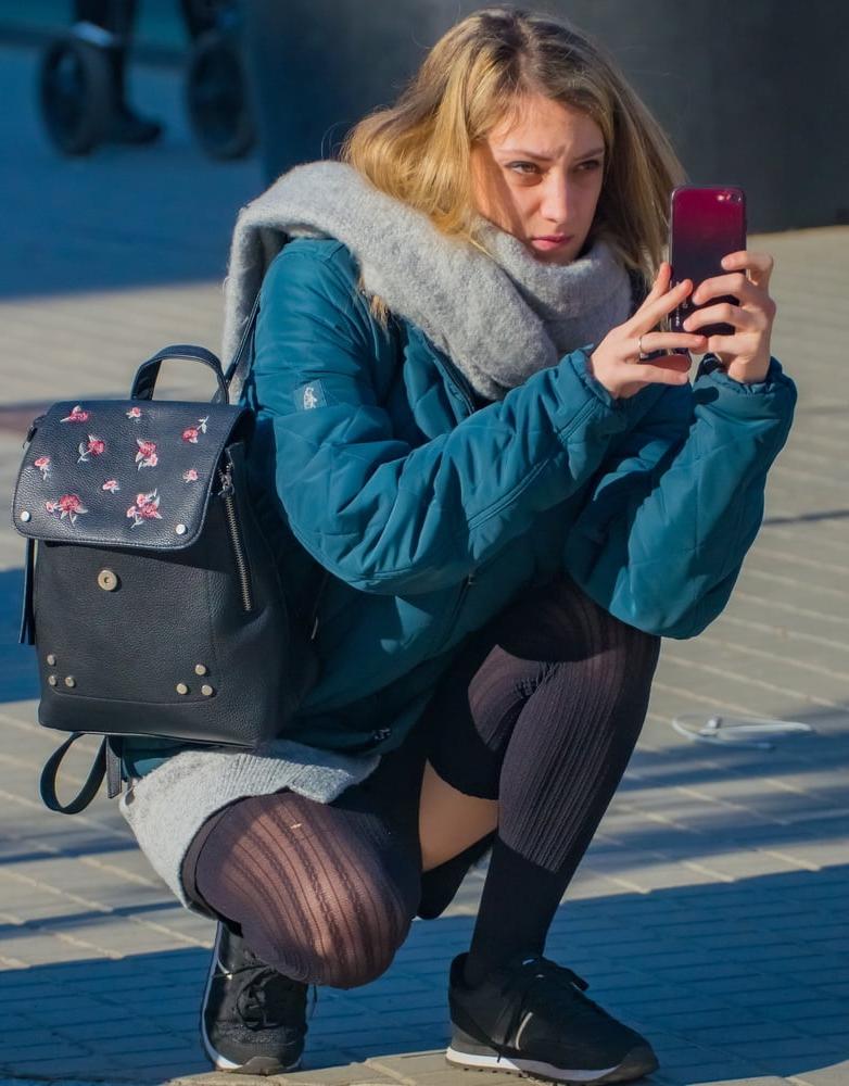 24P Street Pantyhose - Dumb Girls Flashing the Gash Part 1