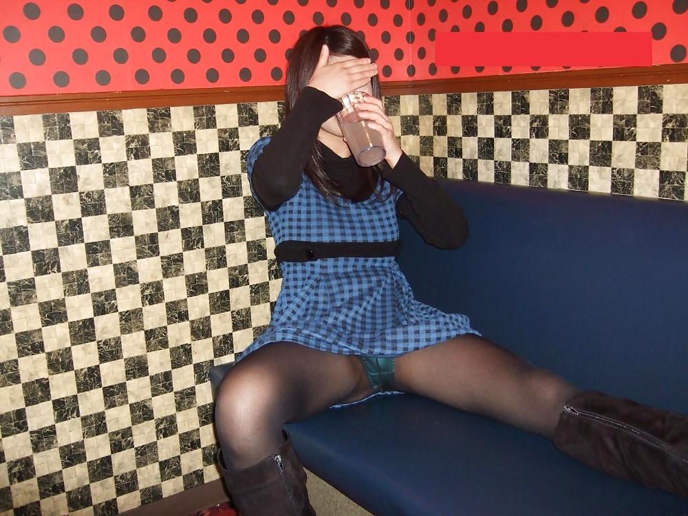 10P Sexy Stockings - Good Girls with Black nylon Pantyhose Vol.2