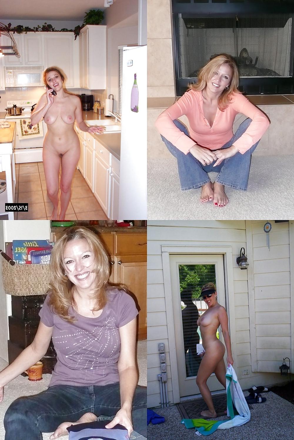 20P Dressed Undressed Wives and Milfs
