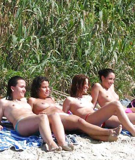 20P Topless beach girls 2.