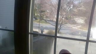 12P Flashing my cock at the window