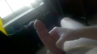 12P Flashing my cock at the window