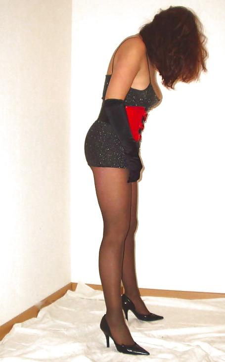25P KEY - Shiny Pantyhose and Nylons on hot Legs 03