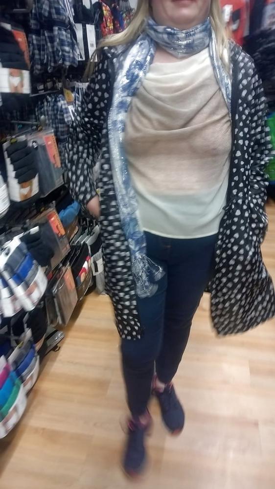 25P Braless and see through