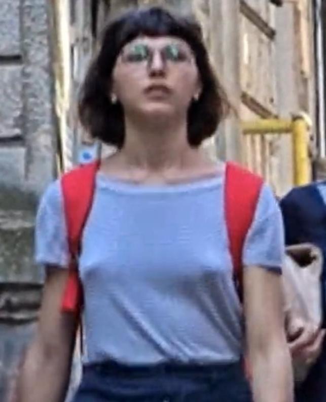 25P Braless and see through