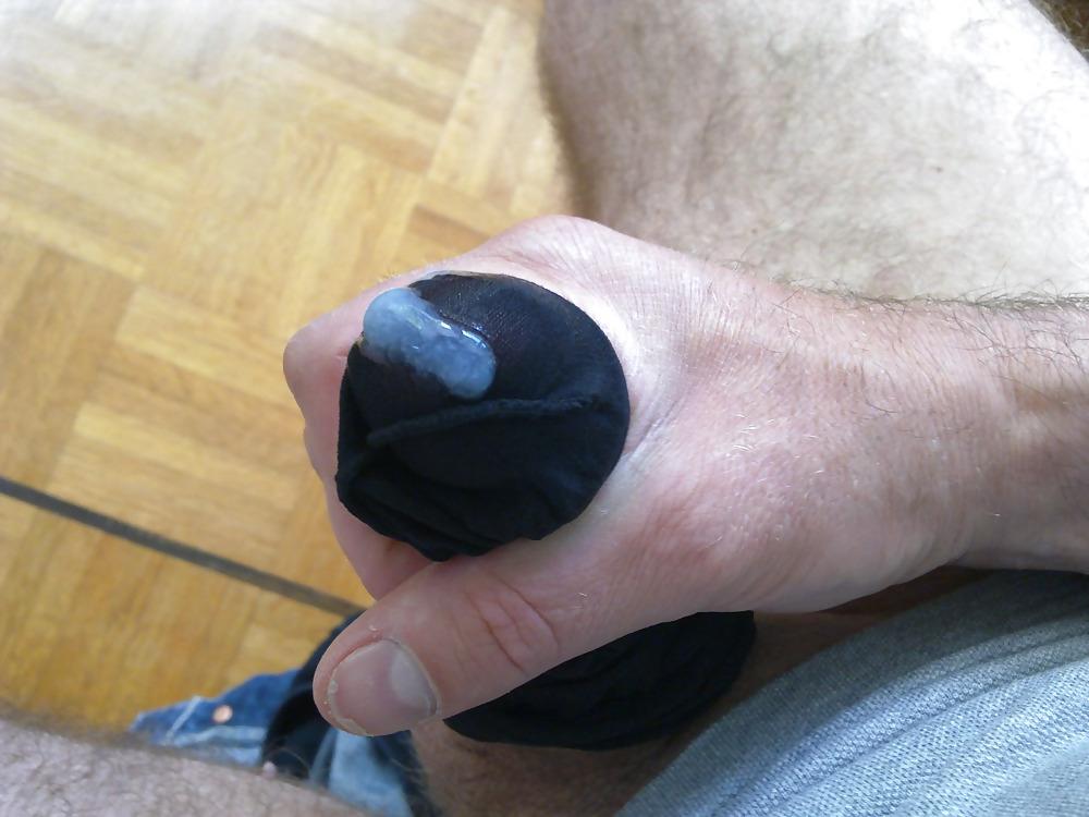 10P Me mastrubating in a nylon stocking